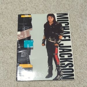 Michael Jackson Poster with Black and Red Outfit